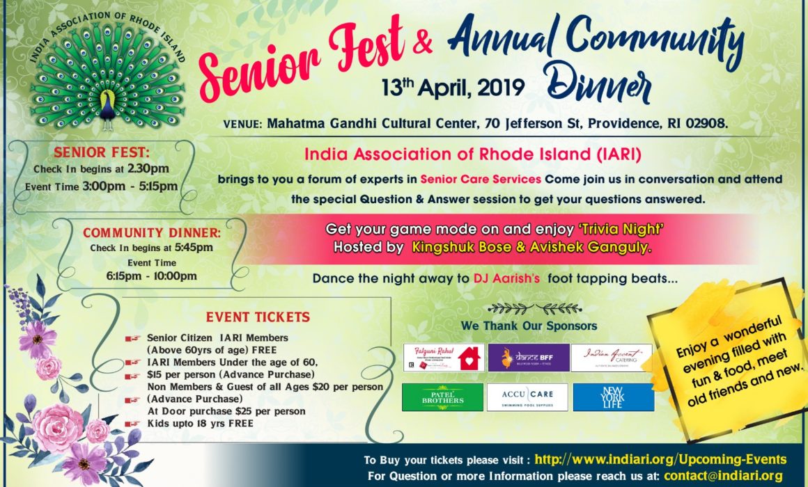 Senior Fest & Community Outreach Dinner 2019