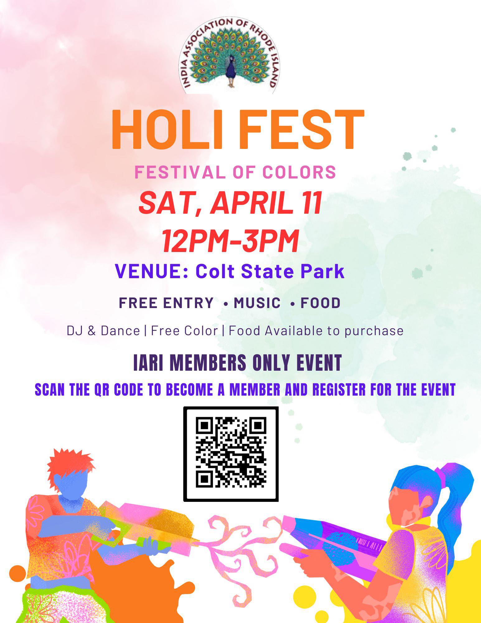 Indiari Holi 2026 India RI Holi 2026 flyer